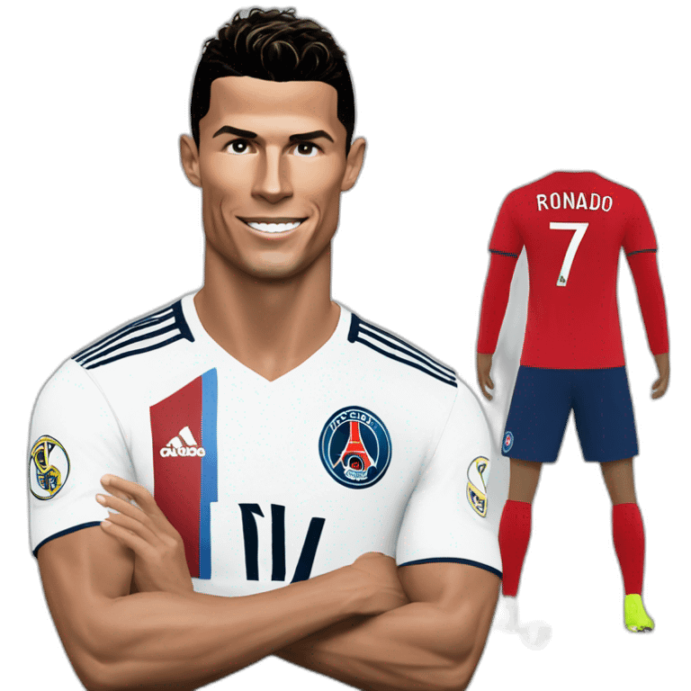 Cristiano Ronaldo psg emoji