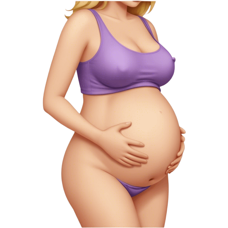 Pregnant belly emoji