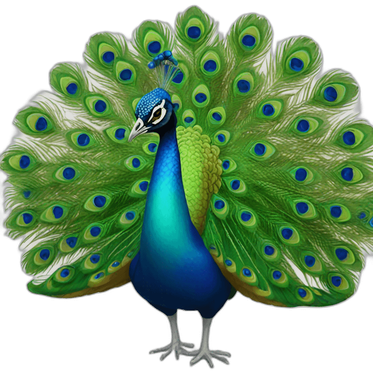 peacock emoji