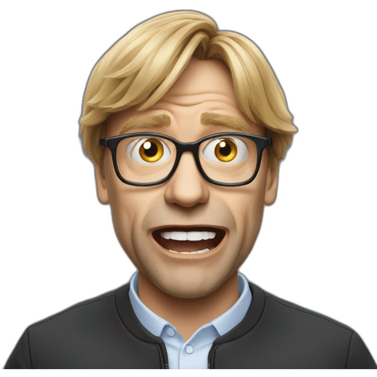 Guy Verhofstadt with open mouth emoji