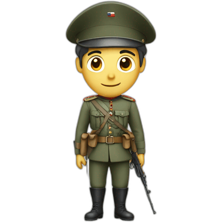 french soldier as a hero emoji