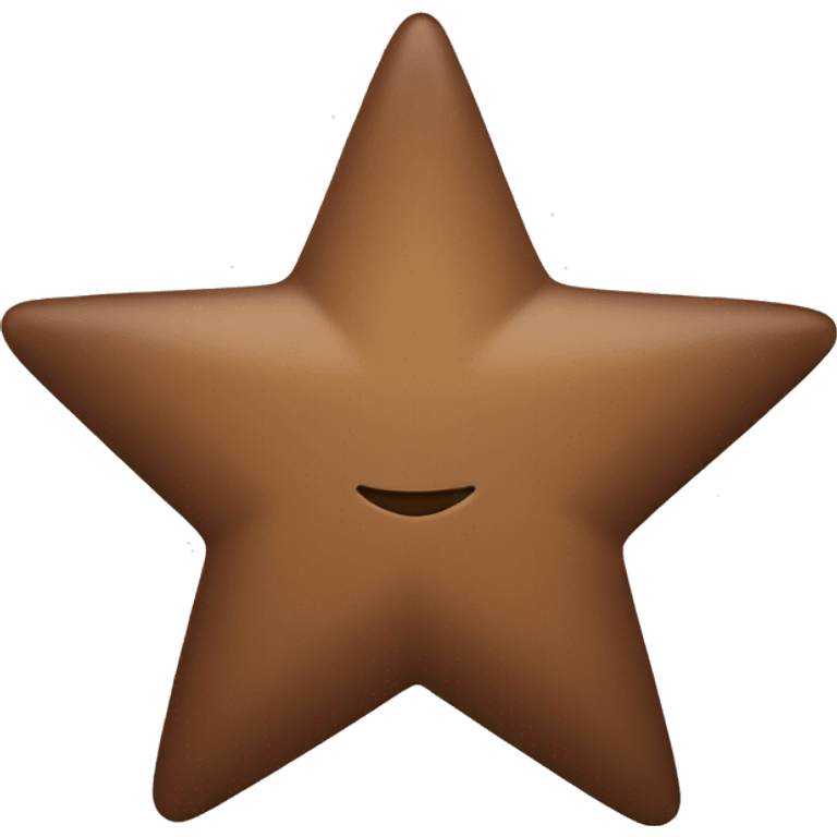 brown star emoji