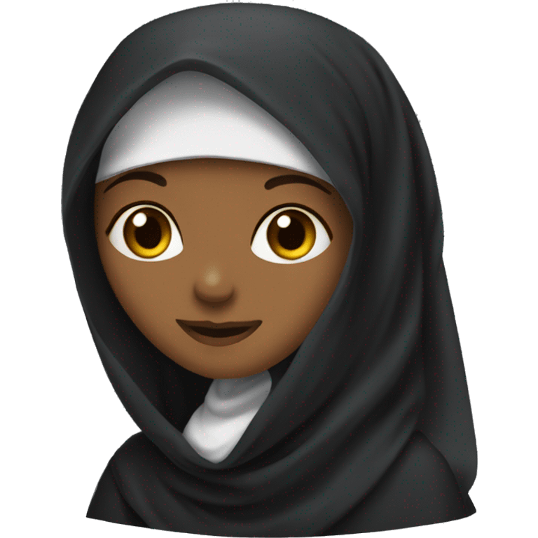 The girl in the niqab emoji