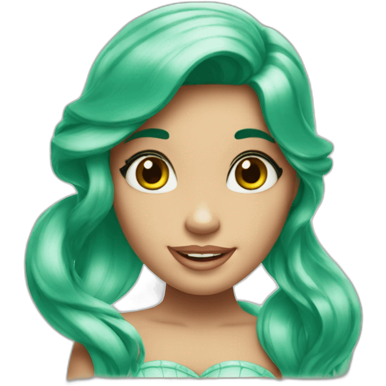 Ariel little mermaid emoji