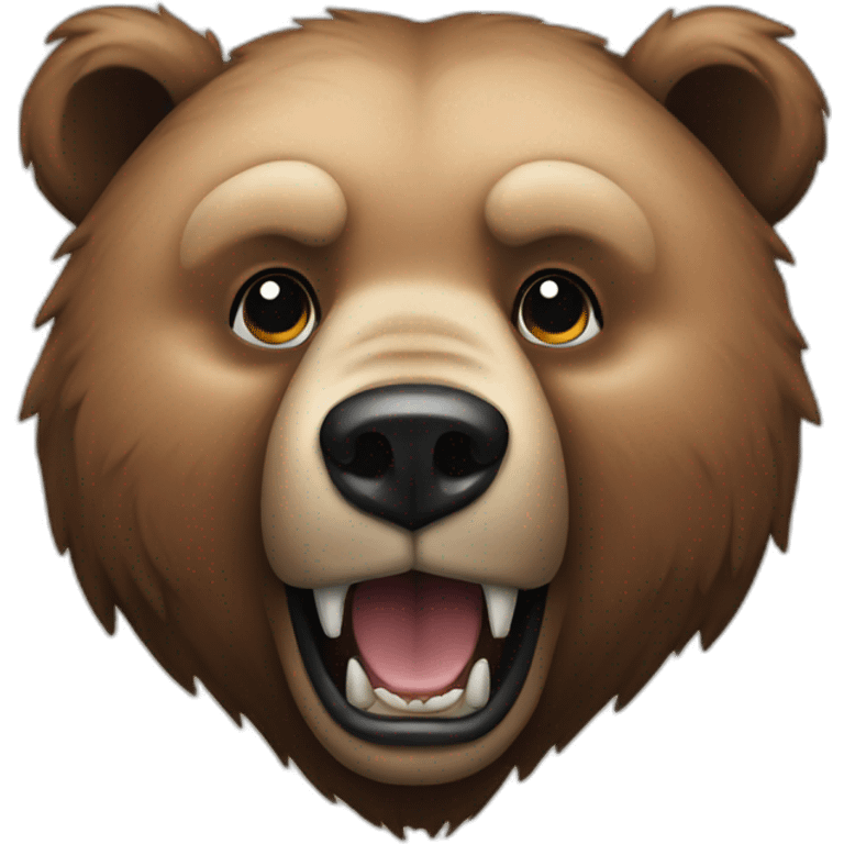 tattoo of a bear emoji