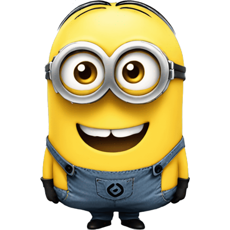 The minion is smiling emoji