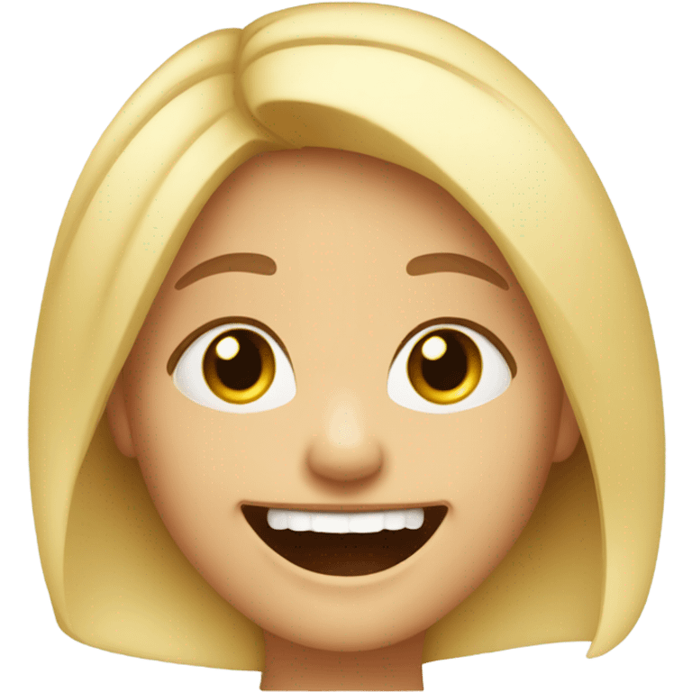 girl smiling emoji