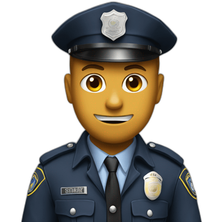 Jackal as cop emoji