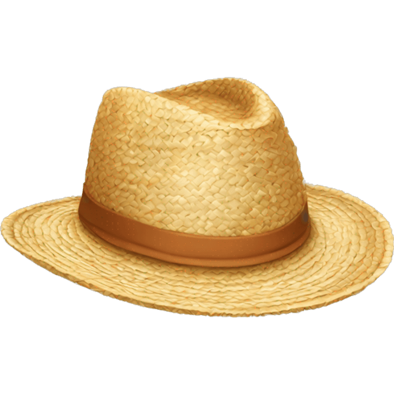 Straw hat emoji