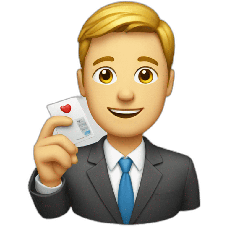 business card emoji