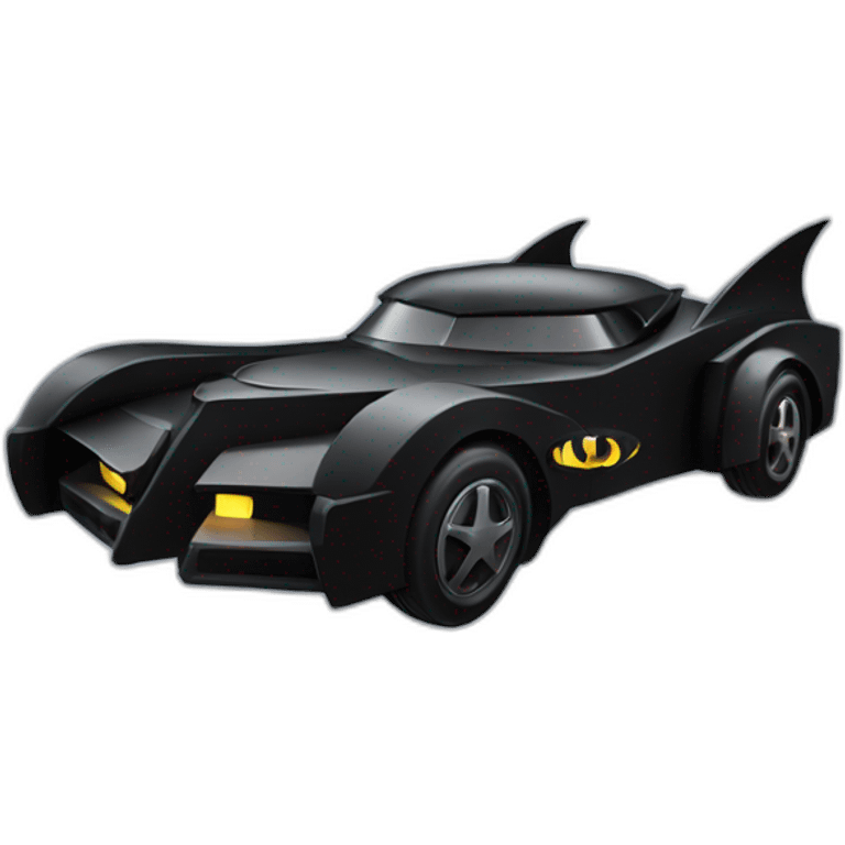 Batmobile speeding emoji