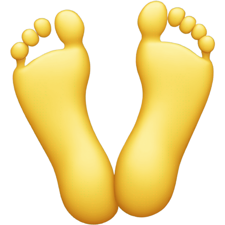 Smiley face with feet showing emoji