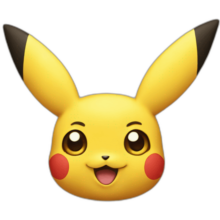 Pikachu face emoji