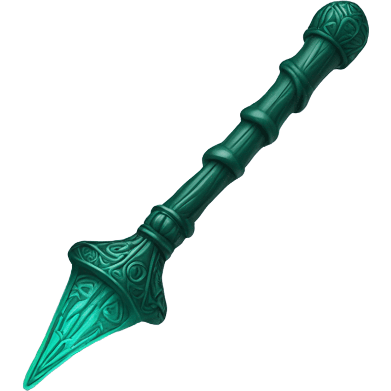 dark green magic wand emoji