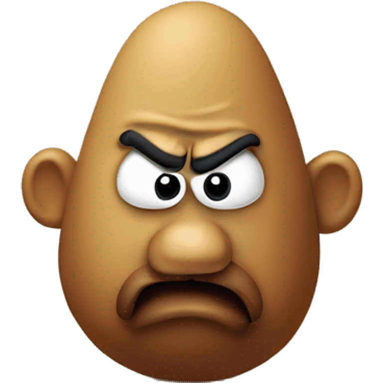 Mr potato head is angry emoji