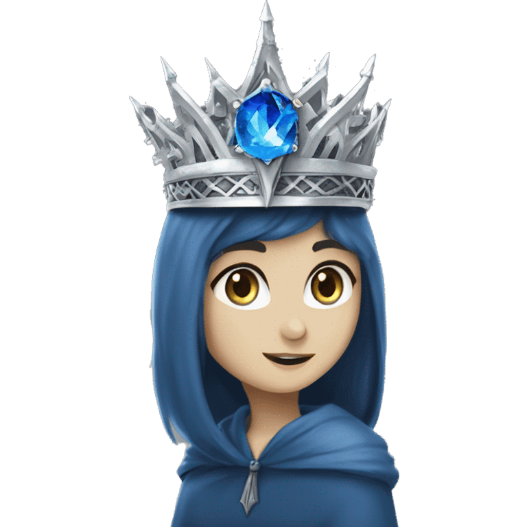 The Ravenclaw Diadem is a tiara-like object with, made of gleaming silver and set with glittering blue gem. It is enchanted to enhance the wisdom and intellect of its wearer. Voldemort turned embedding a fragment  emoji