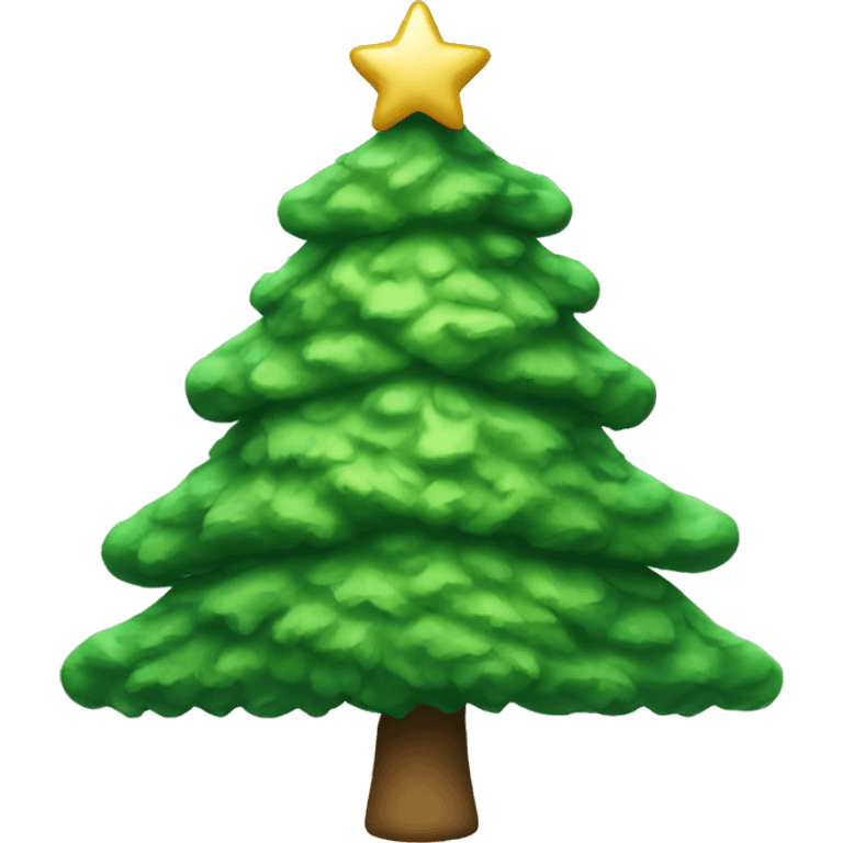 Green Christmas tree emoji