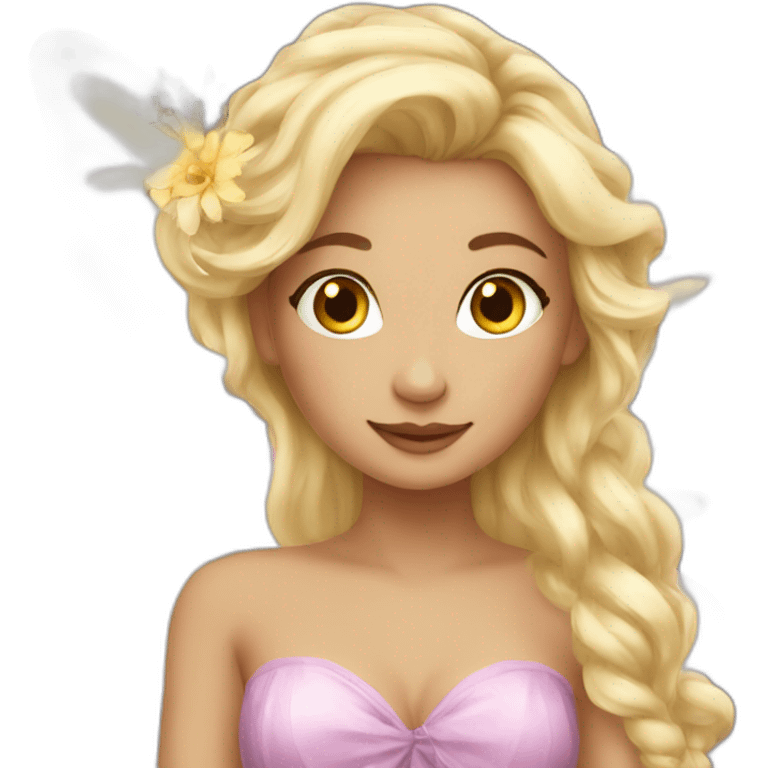 Beautiful blonde fairy  emoji