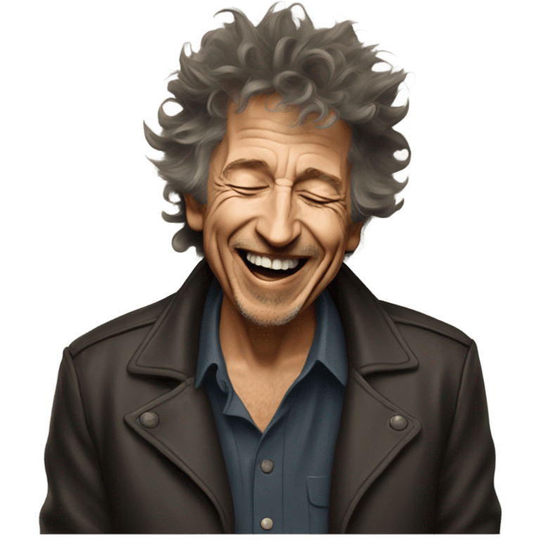 bob dylan laughing emoji