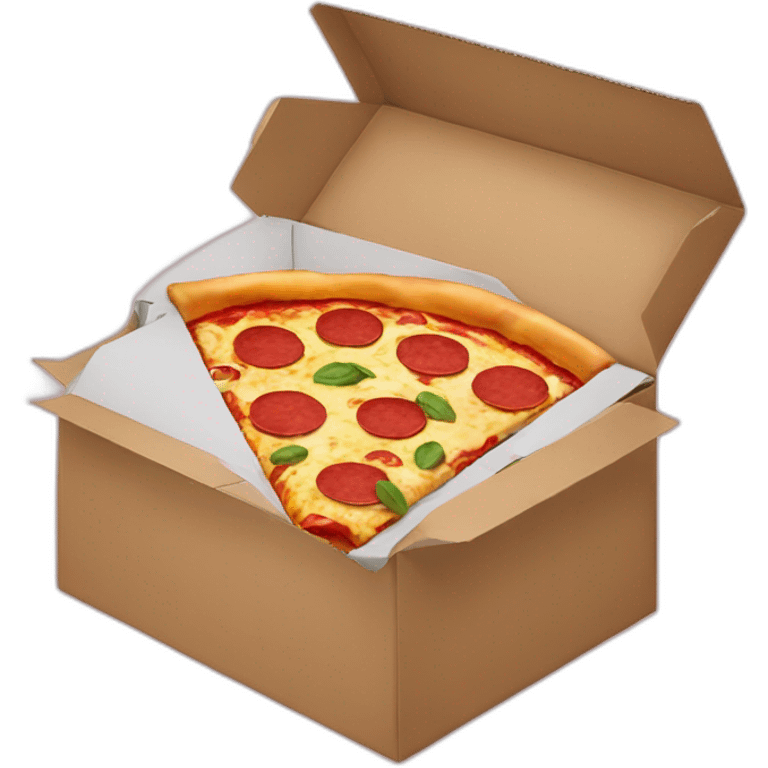 pizza in a box emoji