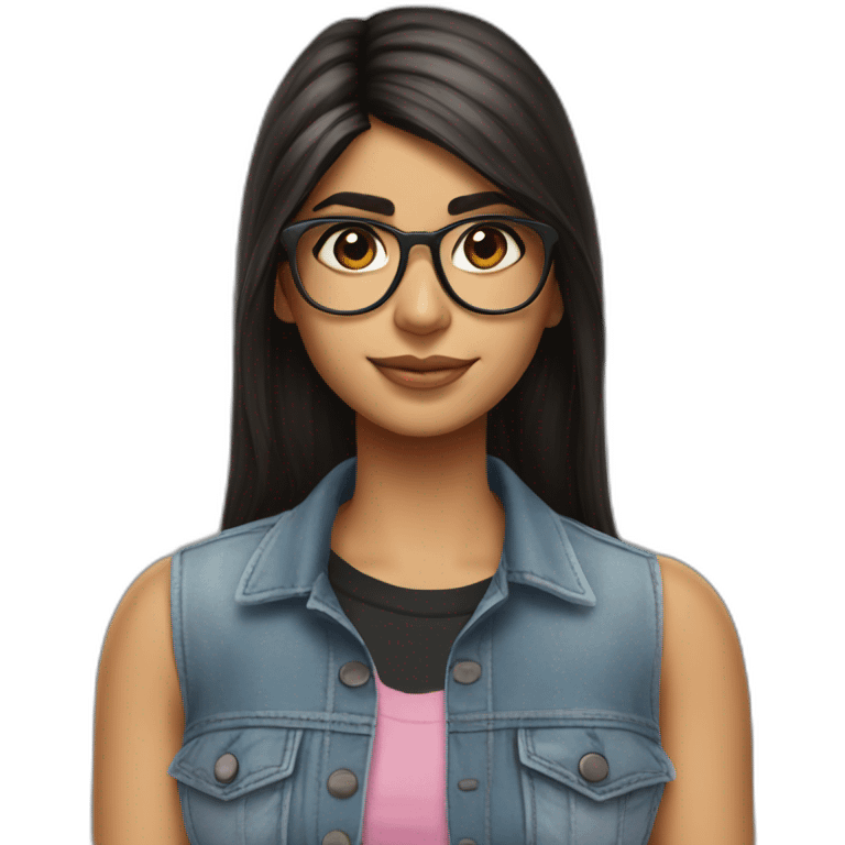 Mia Khalifa girl sein emoji