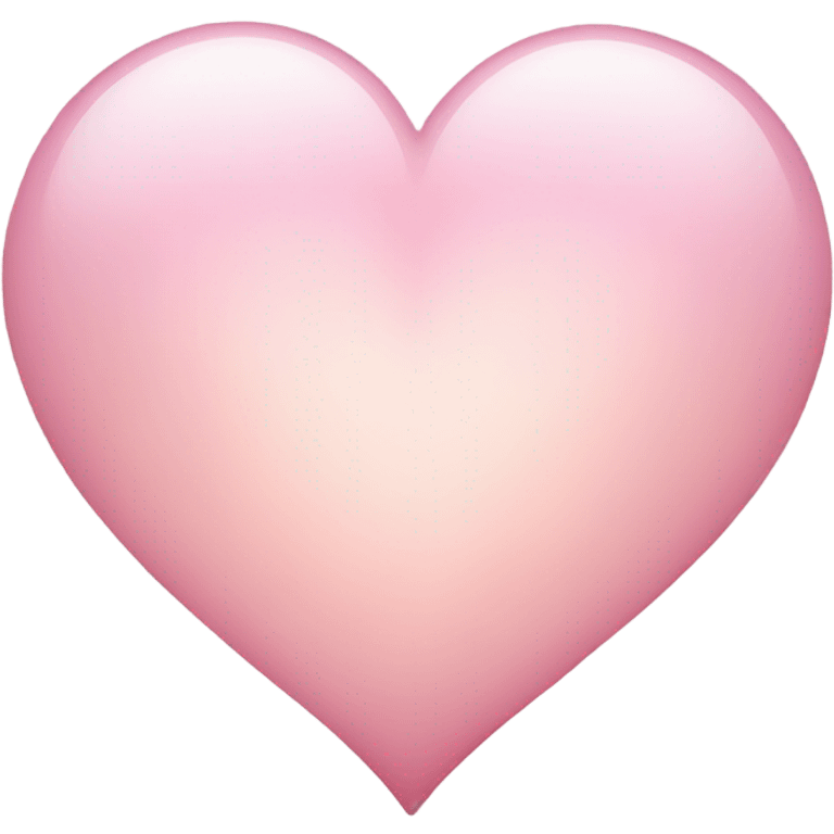 light pink heart  emoji