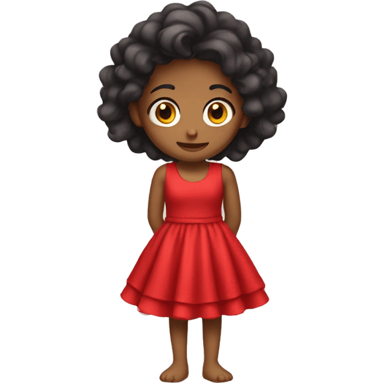 cute red dress emoj emoji