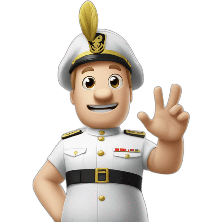 Ubisoft "Rabbids" doing military Salute emoji