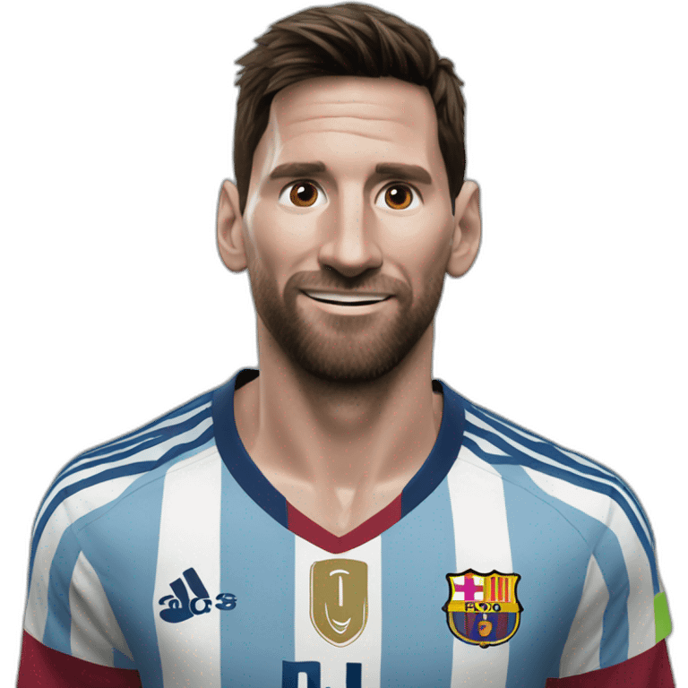 Renaldo sur Messi emoji