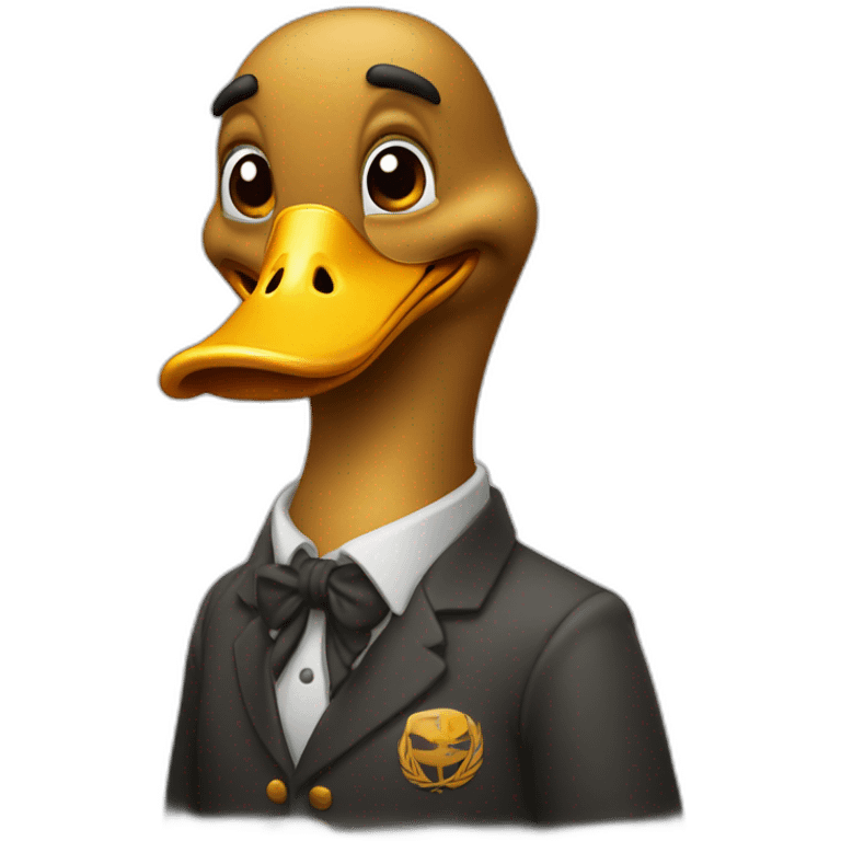 Un canard qui fume emoji