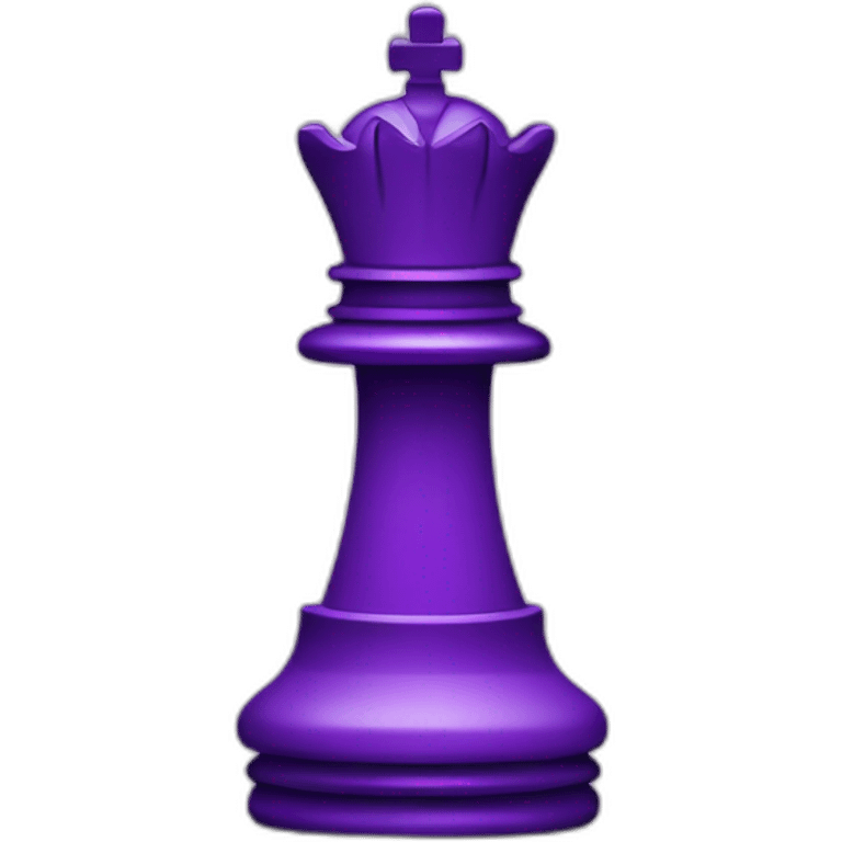 Purple chess piece emoji