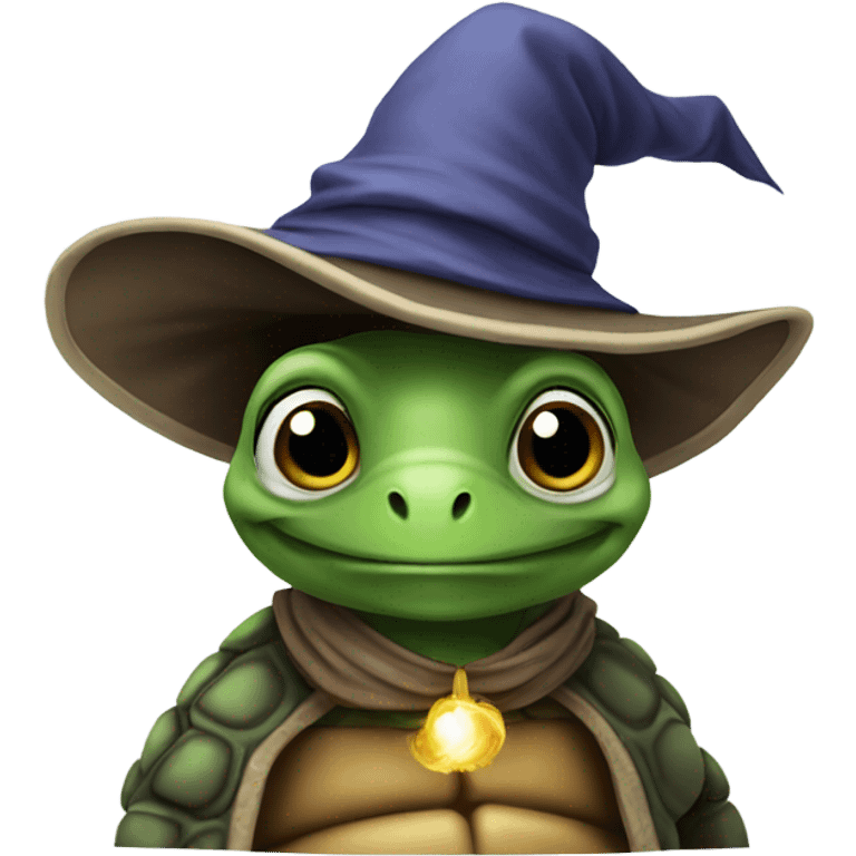 Turtle that looks like a wizard emoji