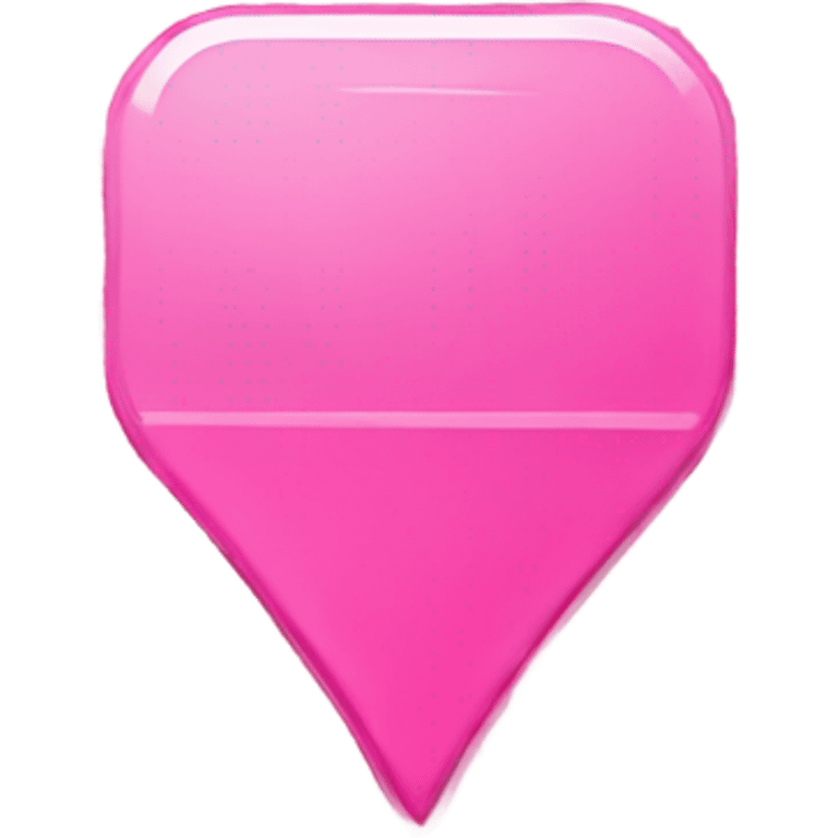 Pin location in color pink emoji