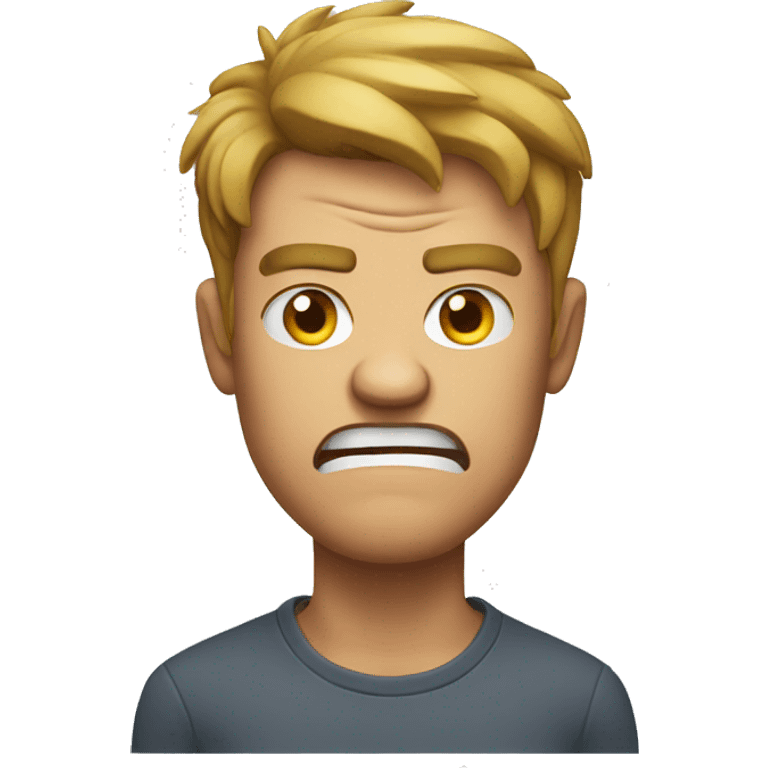 angry guy emoji