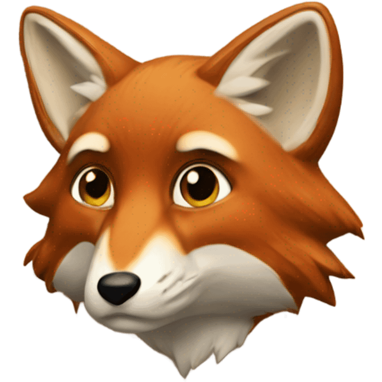 fox peeks emoji