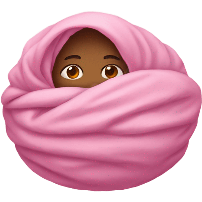 Pink cocooning  emoji