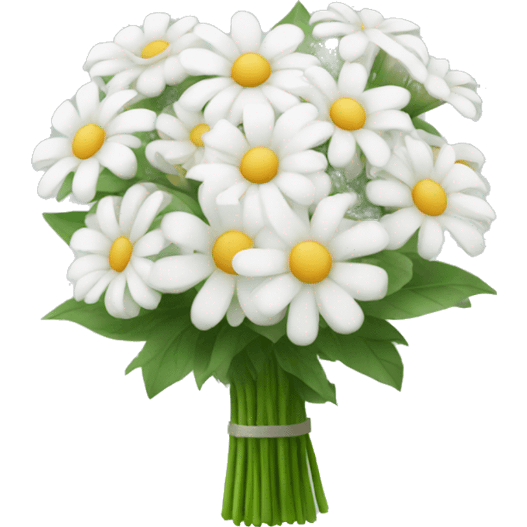 white flower bouquet  emoji