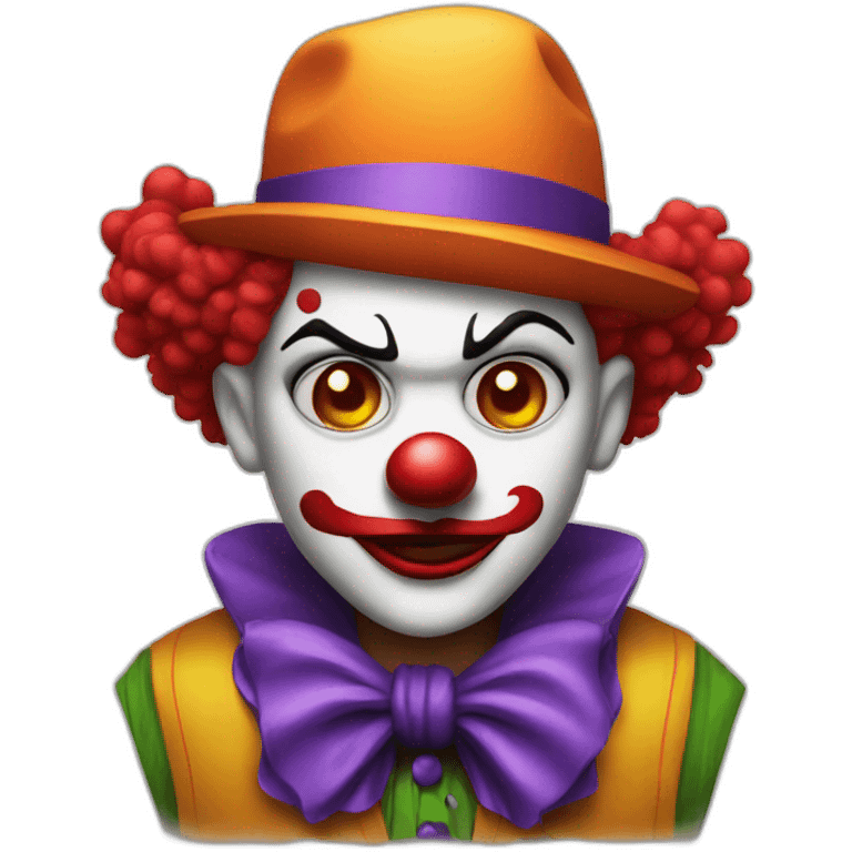 a clown gangster emoji