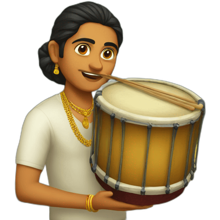 kerala-drum emoji