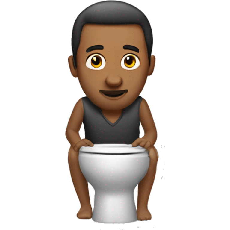 man in skibidi toilet emoji