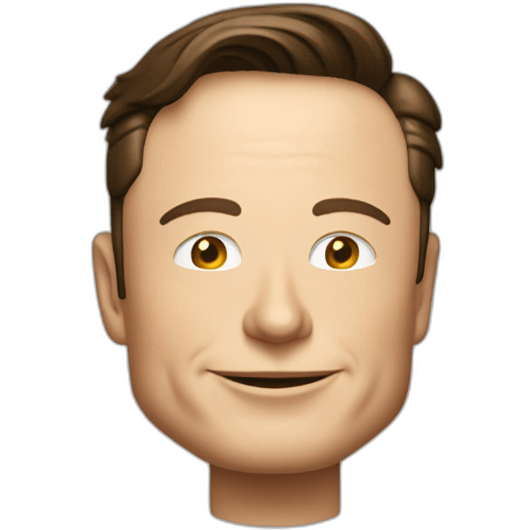 Elon Musk qui boit une bière emoji