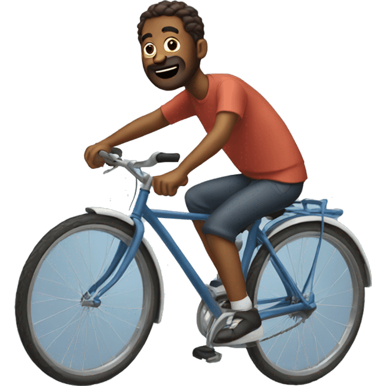 Jerry riding bicycle  emoji