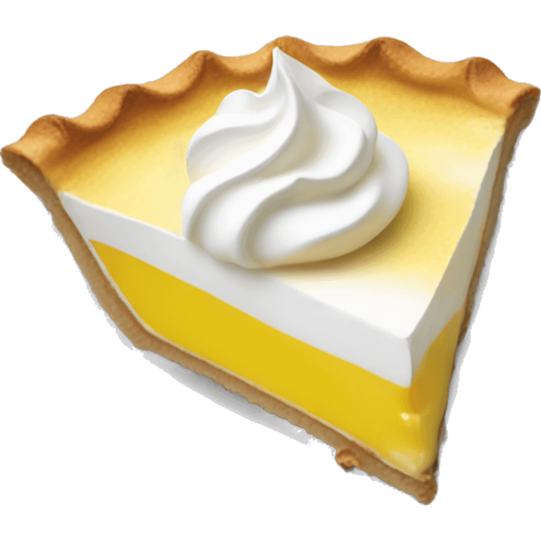 Lemon meringue pie emoji