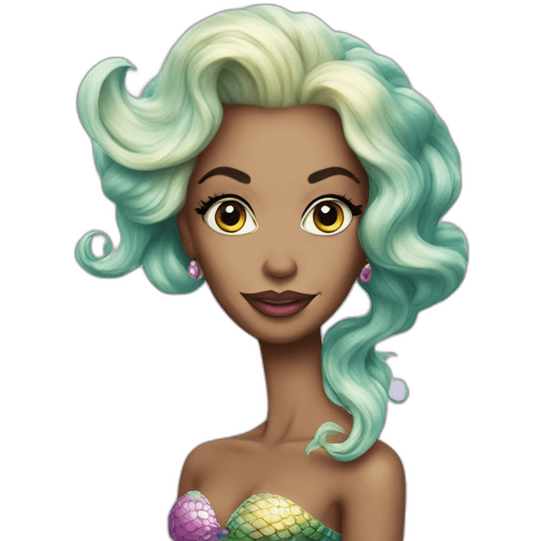 Ru Paul mermaid emoji