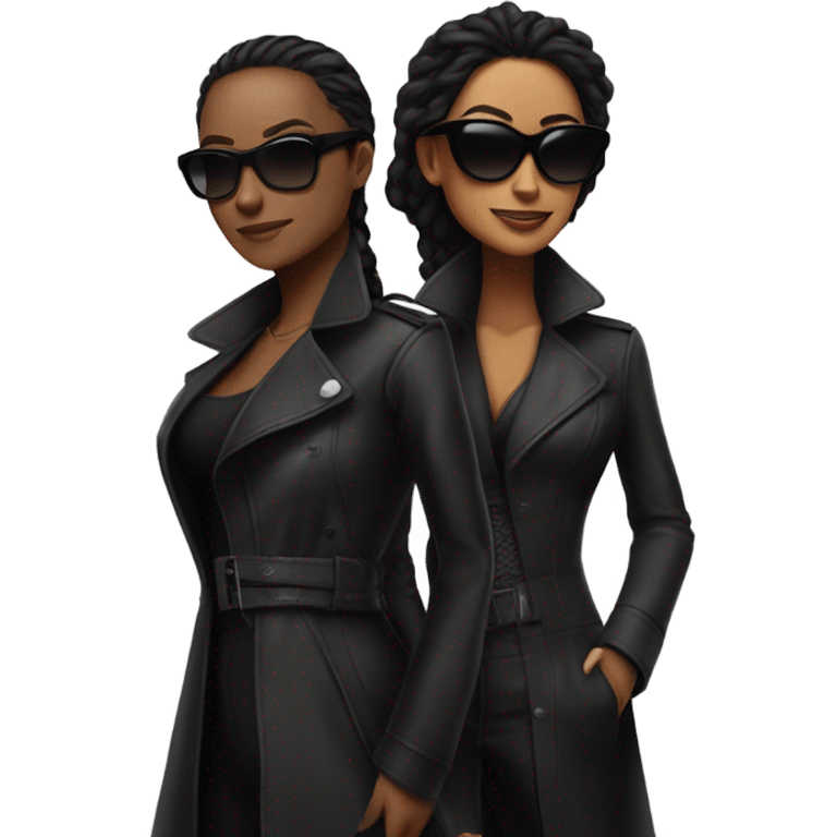 neo and trinity from matrix emoji