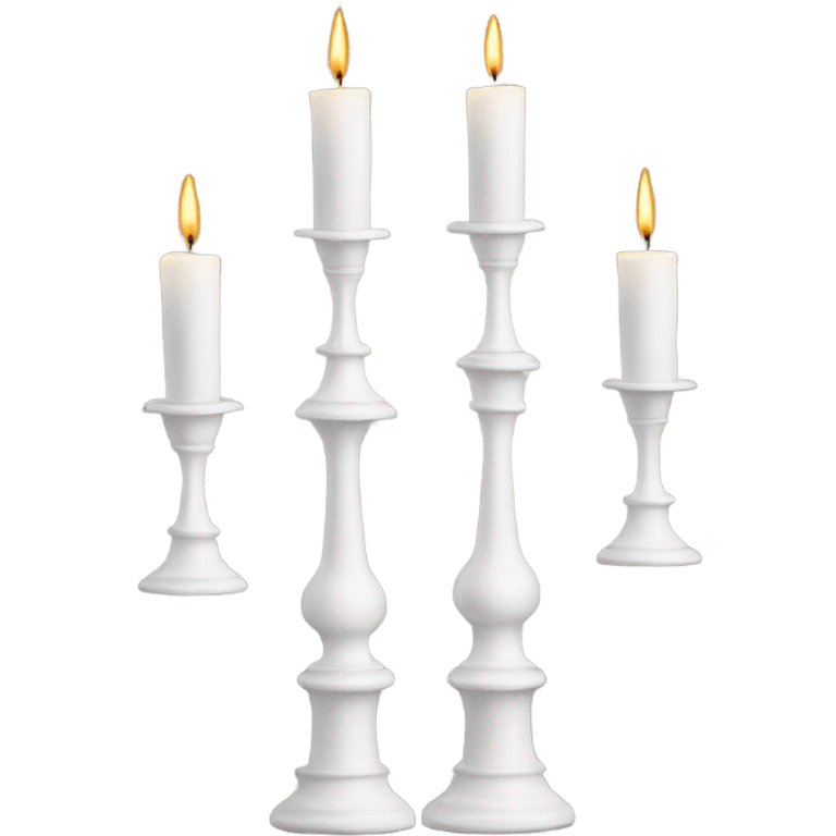 Stack white candlesticks emoji