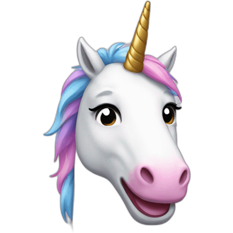 unicorn body wink emoji