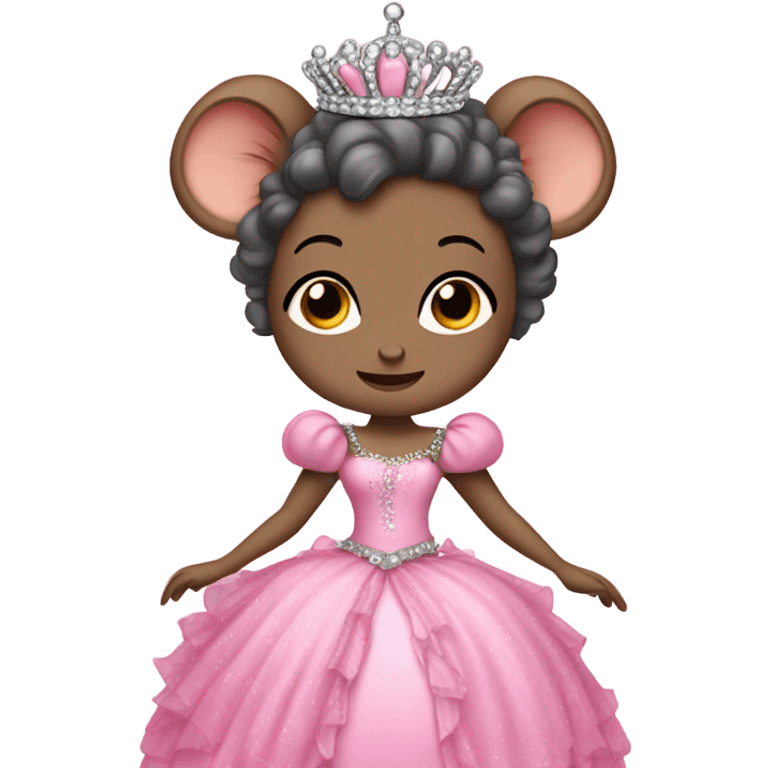 rat princess wearing a pink dress emoji