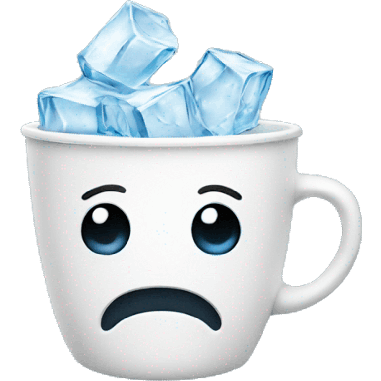 Cup with ice emoji