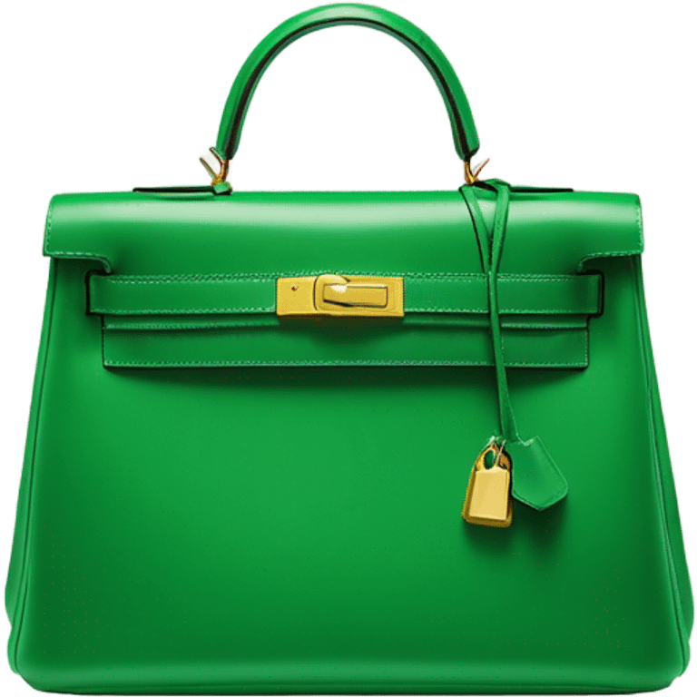 Hermes Kelly green emoji